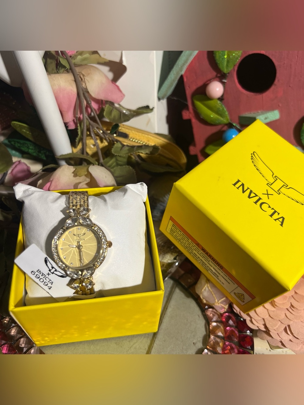 *NEW* Invicta Wildflower I by Invicta Women's Watch - 30mm, Gold (69094)
